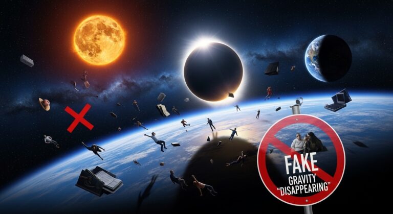 Gravité Disparaît 7 Secondes 12 Août 2026 : La Vérité