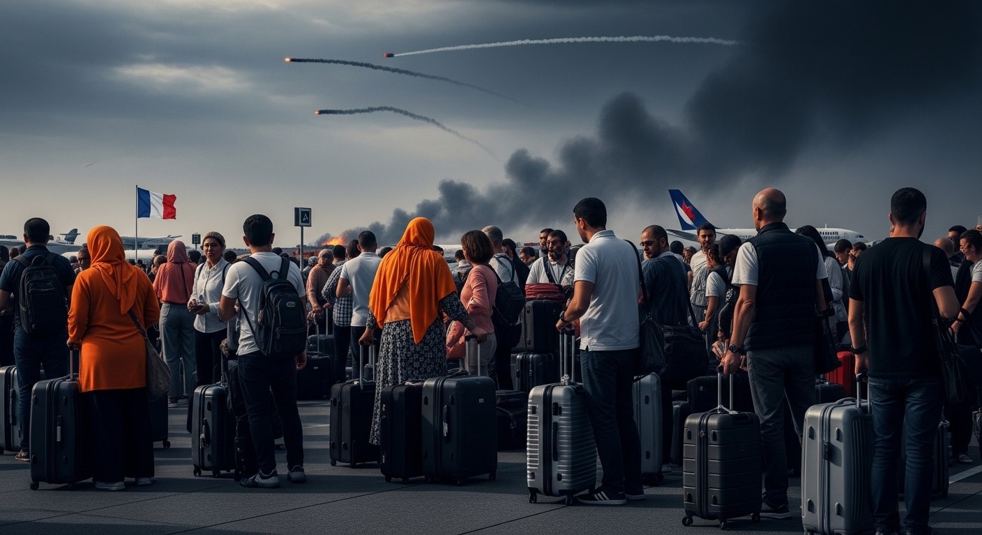 En pleine guerre au Moyen-Orient, environ 5000 Français souhaitent quitter la région. 750 déjà rapatriés par la France via vols affrétés et militaires. Détails et défis actuels.