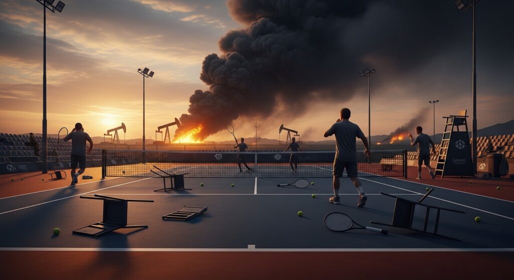 Guerre au Moyen-Orient : Tournois Tennis Annulés aux Émirats