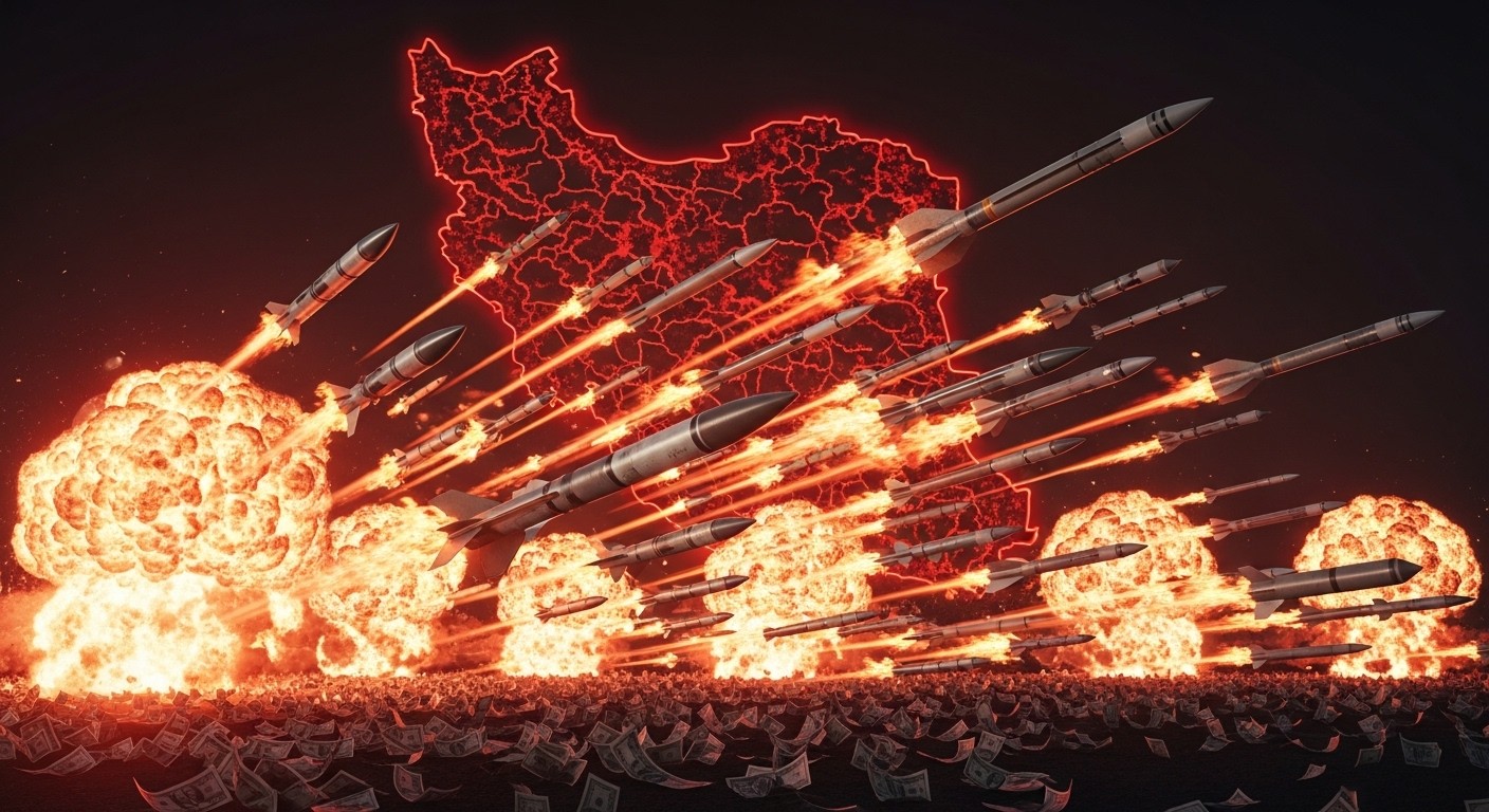 Découvrez comment les États-Unis ont dépensé 5,6 milliards de dollars en munitions en seulement deux jours lors de l'offensive en Iran. Coûts exorbitants, stocks en péril et implications économiques.