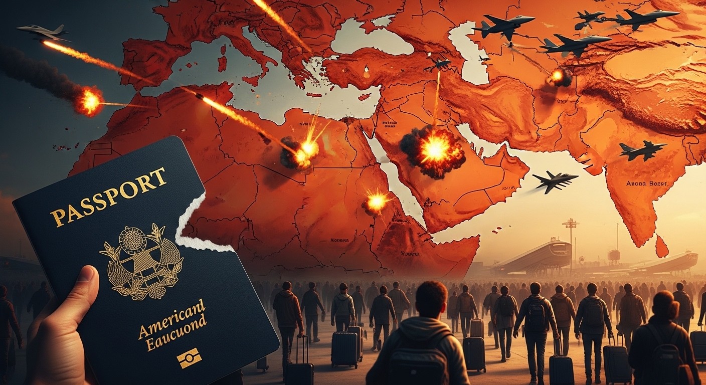 Les États-Unis ordonnent à leurs citoyens de quitter urgemment le Moyen-Orient suite à l'escalade avec l'Iran. Découvrez les pays concernés et les risques actuels.