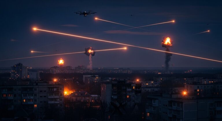 Guerre en Ukraine : Attaque Massive Russe avec 420 Drones et 39 Missiles