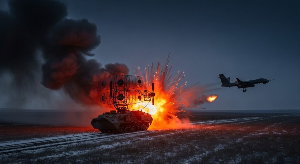 Guerre en Ukraine : Destruction d’un Radar Russe Yastreb-AV à 50 Millions