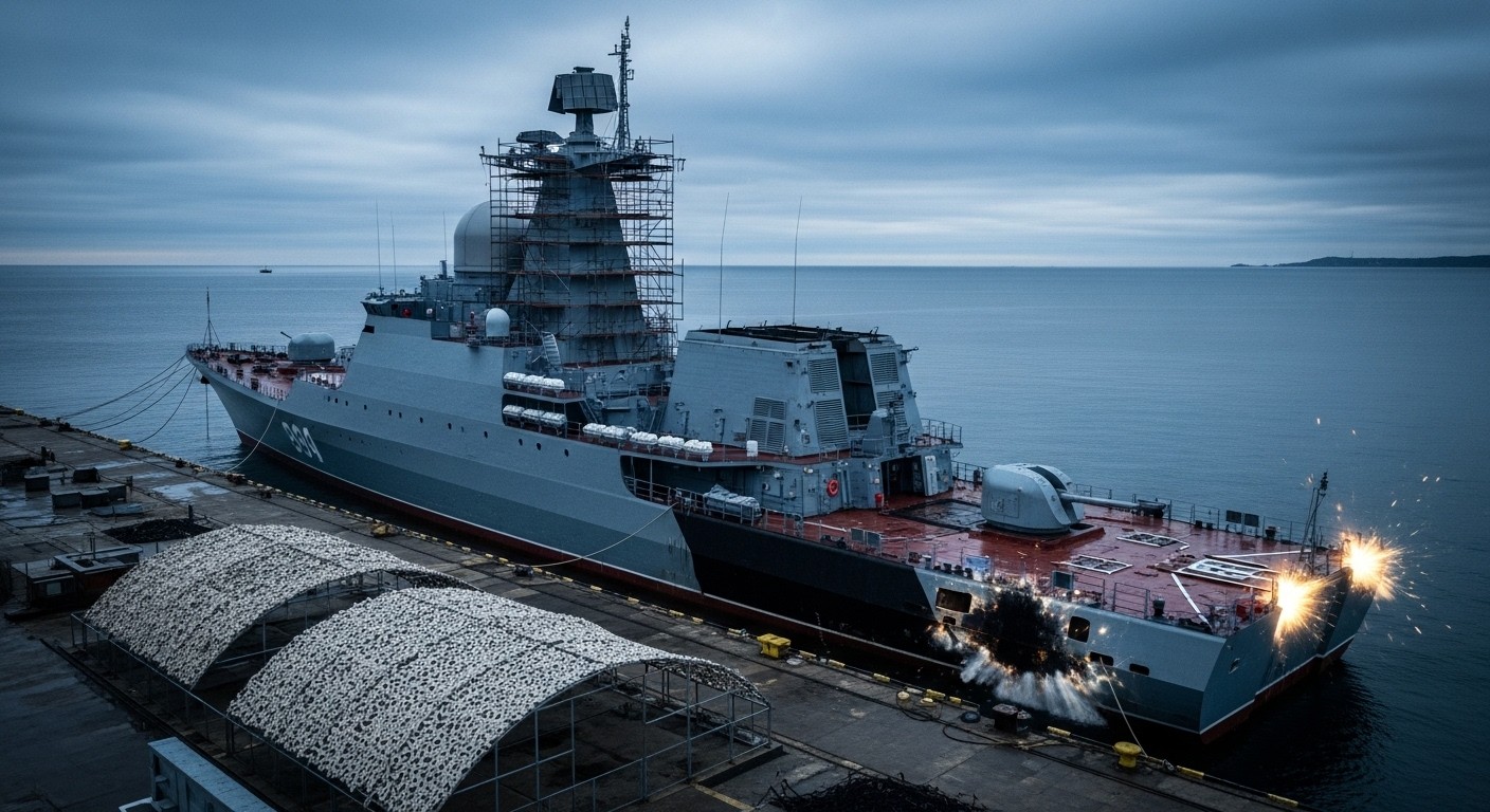 Découvrez pourquoi le navire espion russe Ivan Khurs reste immobilisé depuis 2024 après une frappe ukrainienne Neptune. Détails sur ses missions et l'impact stratégique en mer Noire.