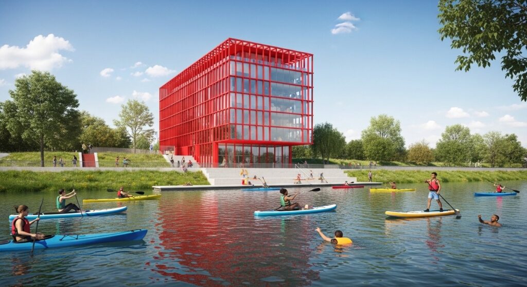 Héritage JO 2024 : Base Nautique Île-Saint-Denis