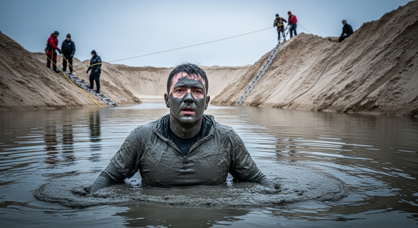 Un homme de 36 ans, déprimé après une rupture, disparaît le jour de la Saint-Valentin et est retrouvé une semaine plus tard enseveli dans la boue jusqu’aux épaules en Floride. Récit d’un sauvetage haletant et réflexion sur la détresse mentale.