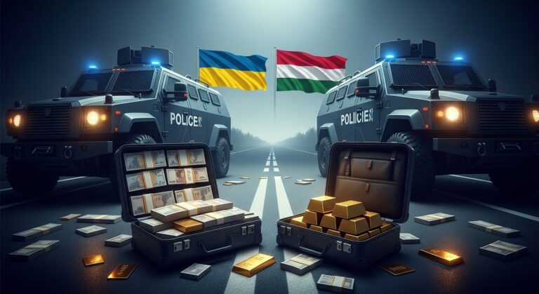 Hongrie Saisie Convoi Ukrainien Or et Cash