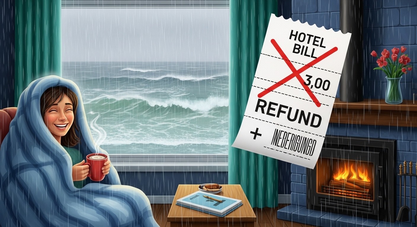 Découvrez l'offre géniale d'un hôtel à Pornic qui rembourse 1€ par mm de pluie tombée ! Une astuce anti-météo pour profiter de la côte atlantique même quand il pleut.