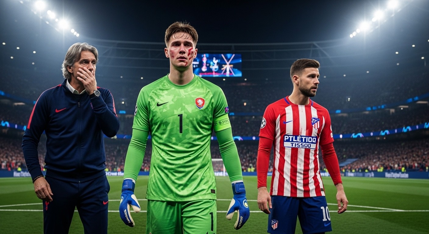 Découvrez pourquoi Igor Tudor a remplacé Antonin Kinsky après seulement 17 minutes en Ligue des champions. Une décision controversée pour préserver le jeune gardien tchèque face à l’Atlético Madrid.