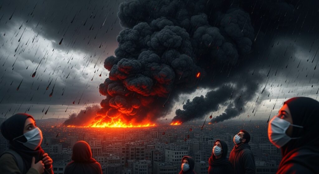 Impact Toxique Bombardements Pétrole Iran