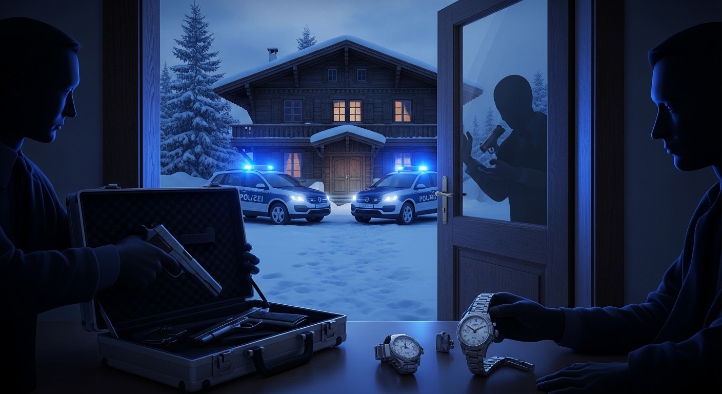 Découvrez les éléments troublants saisis lors de la perquisition chez les gérants du bar incendié à Crans-Montana : pistolet, montres de luxe et soupçons accablants.