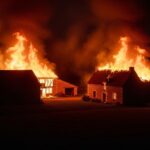 Incendie Mortel à Salives : Deux Fermes Détruites en Côte-d&rsquo;Or