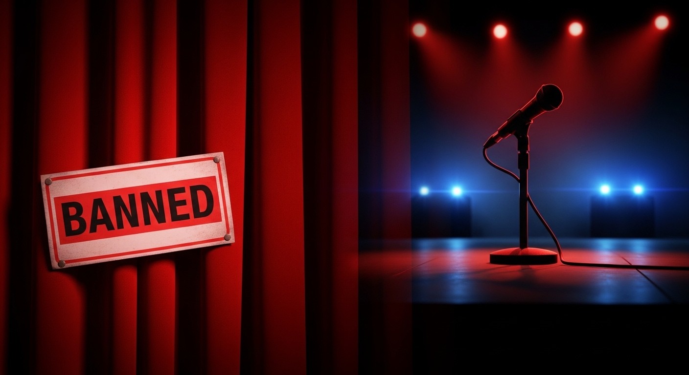 Découvrez pourquoi le spectacle "Best Of" de Dieudonné a été interdit par la préfecture de la Marne à Reims en mars 2026. Risques de propos haineux, antécédents judiciaires et débats sur la liberté d'expression.