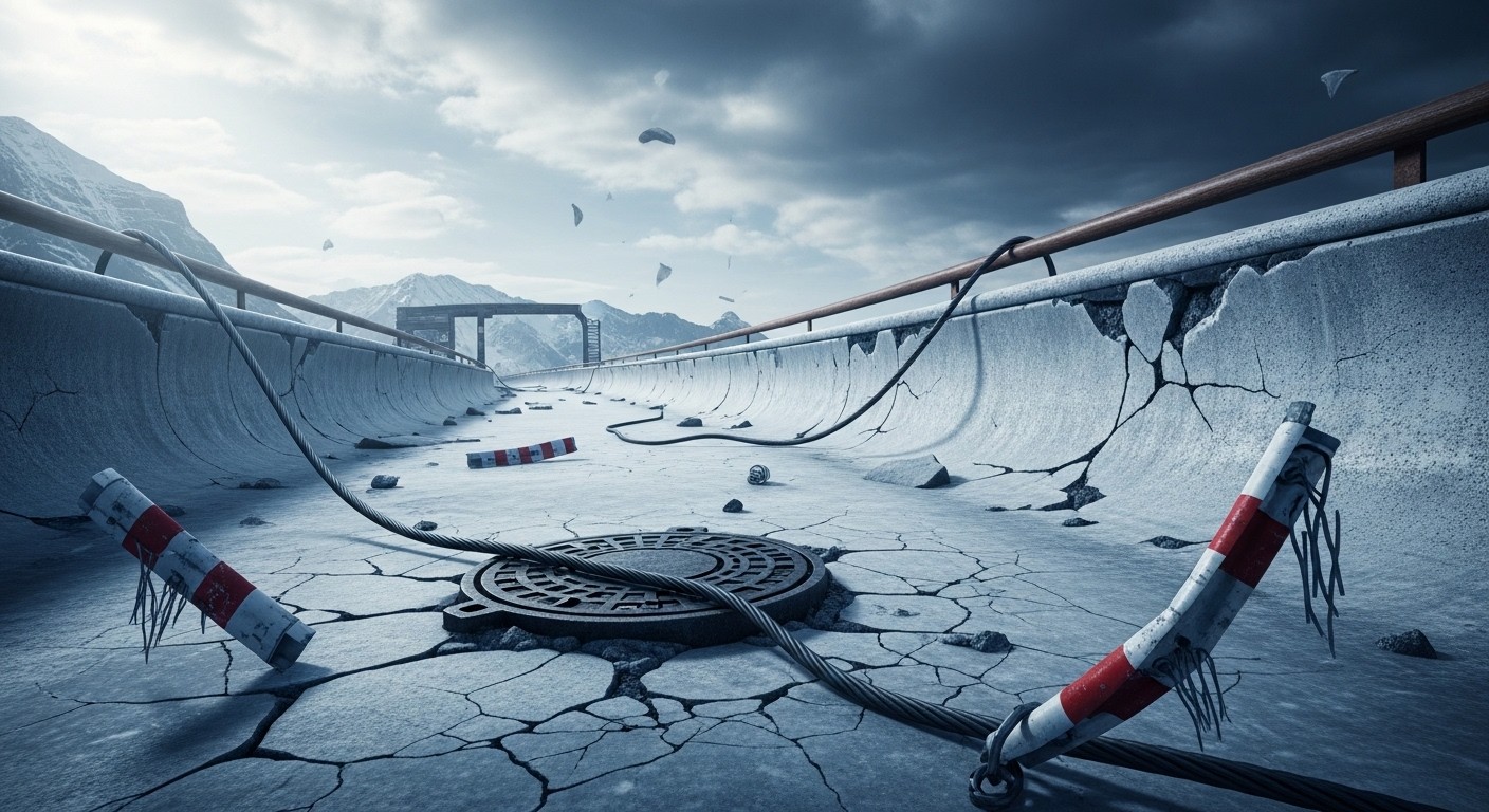 Découvrez pourquoi la piste de bobsleigh des JO 2026 de Milan-Cortina, coûtant 120 millions d'euros, montre déjà un million d'euros de dégâts après les Jeux. Négligence ou fatalité ?