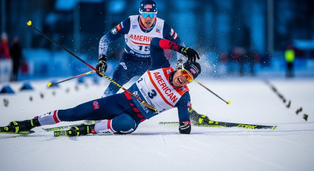 Johannes Klaebo : Chute Violente et Commotion en Coupe du Monde