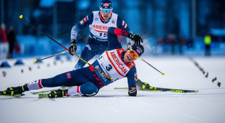 Johannes Klaebo : Chute Violente et Commotion en Coupe du Monde