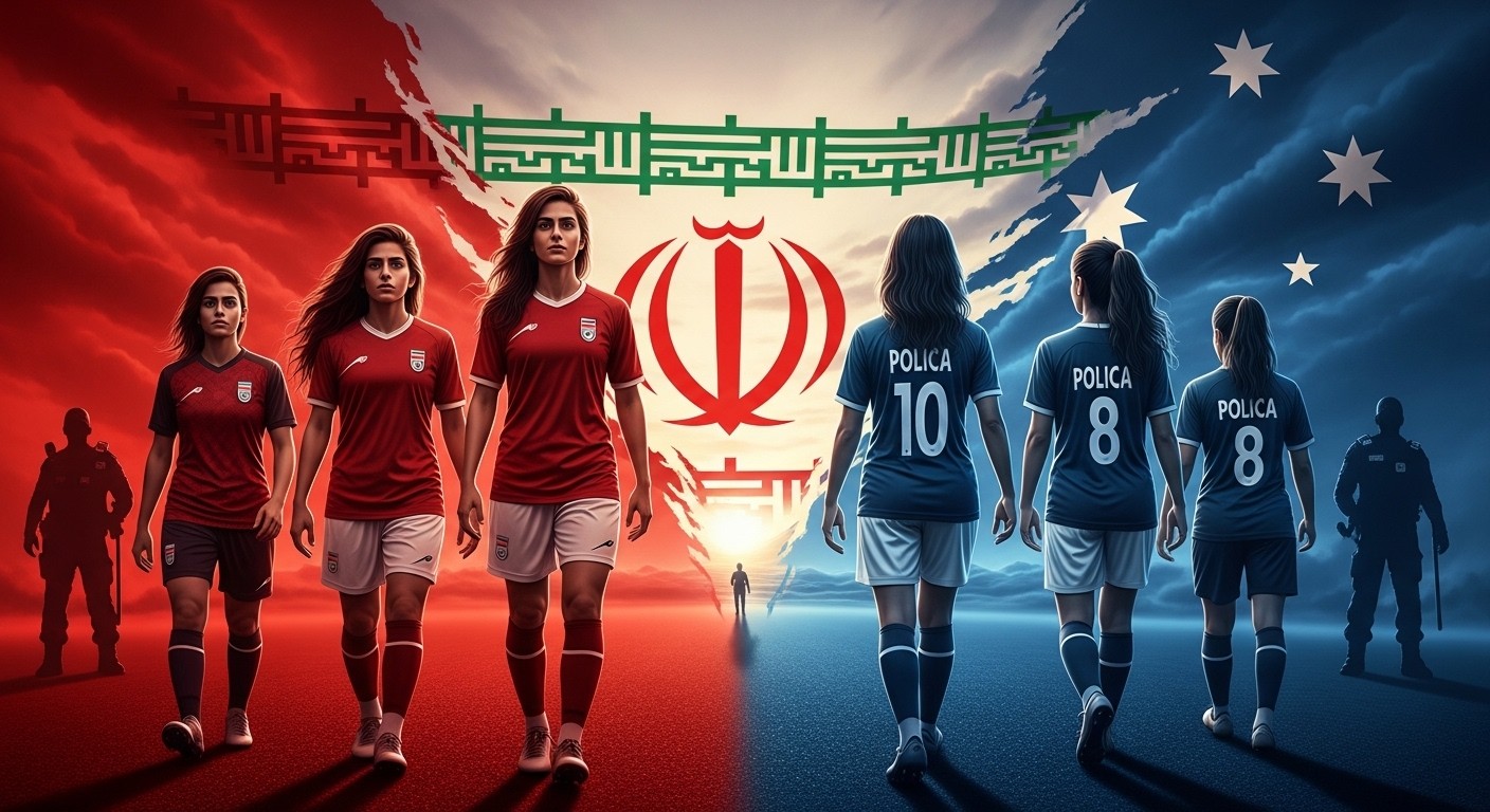 Cinq footballeuses iraniennes sous protection policière en Australie après avoir fui leur hôtel. Refus d'hymne national, craintes de représailles : que va-t-il advenir de ces athlètes courageuses ? Découvrez les détails.