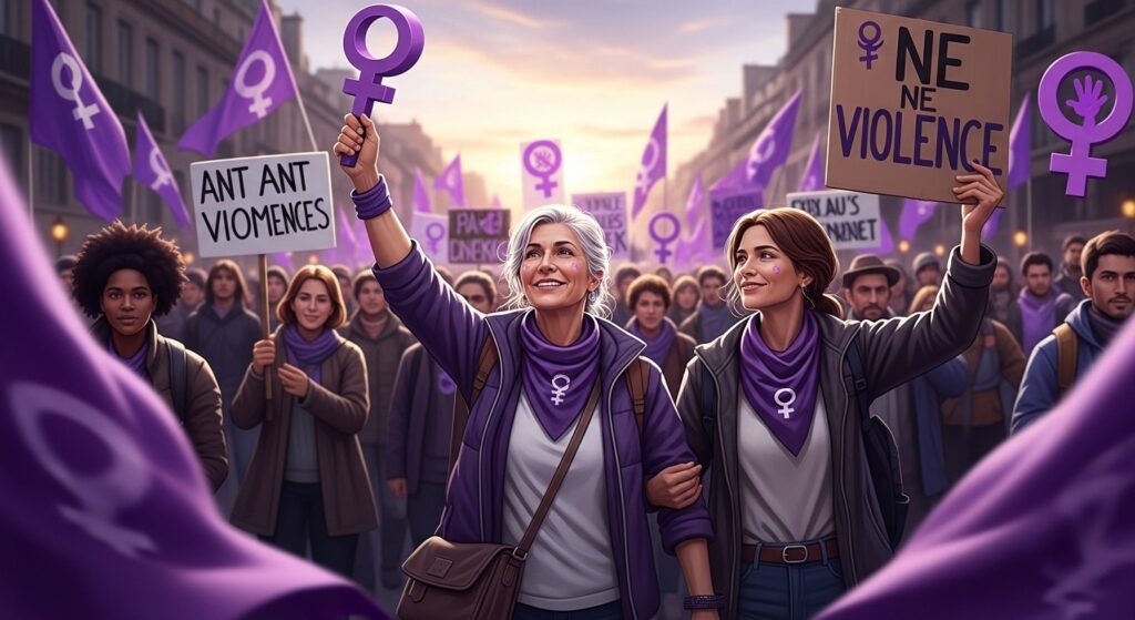 Journée des Droits des Femmes : Gisèle Pelicot et Sa Fille en Tête de Cortège