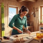 Julia Simon : son chalet savoyard et passion pour le bois