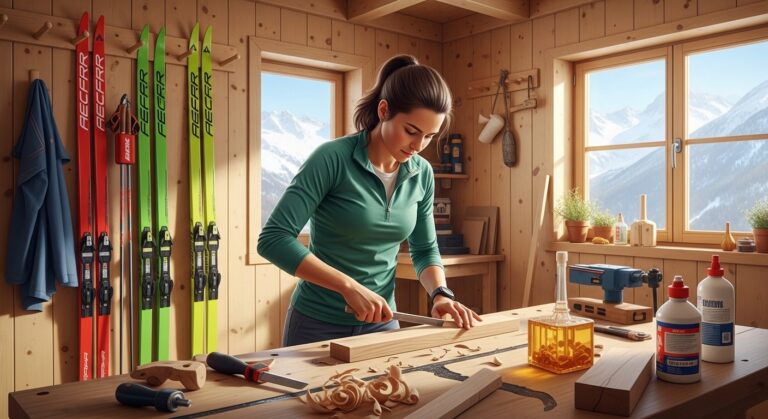 Julia Simon : son chalet savoyard et passion pour le bois