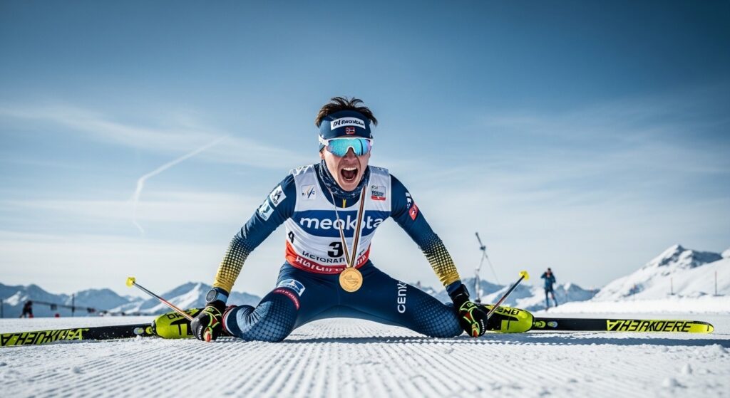Karl Tabouret Champion Paralympique 10 km Ski de Fond