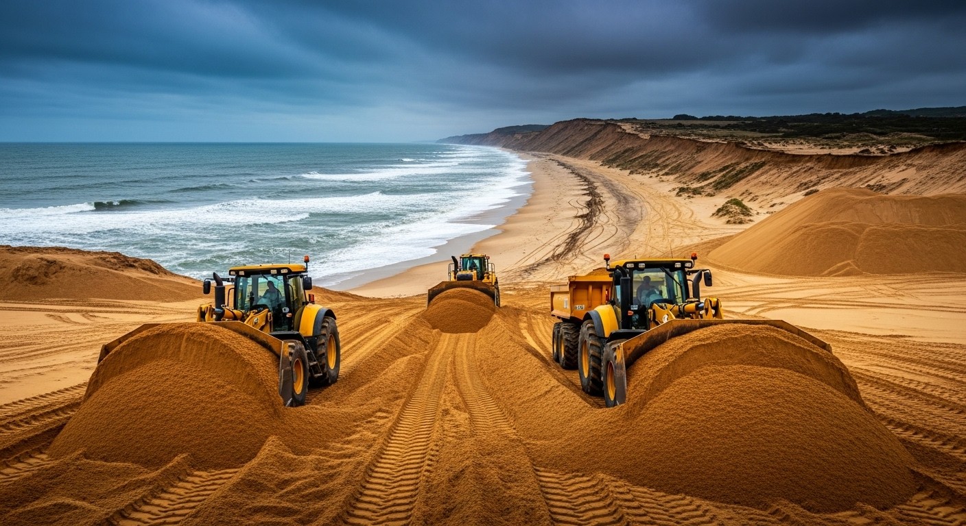 Découvrez pourquoi 100 000 m³ de sable ont disparu de la plage de La Baule cet hiver à cause des tempêtes, et comment la ville lutte pour la restaurer avant l'été. Un combat fascinant contre l'érosion !