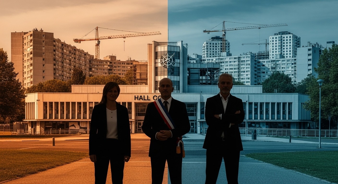 Découvrez la bataille électorale passionnante à La Courneuve : trois candidats issus de la cité des 4 000 se disputent la mairie après 30 ans de mandat communiste. Parcours, enjeux et avenir du quartier.