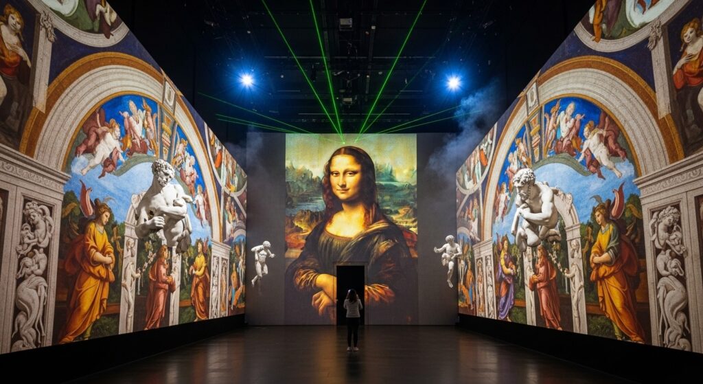 La Joconde Immersive : Expo Renaissance à l&rsquo;Atelier des Lumières