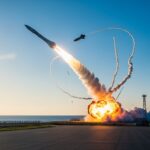 Lancement Fusée Japonaise Interrompu Après Décollage