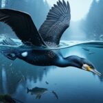 Le Grand Cormoran Ravages les Rivières des Vosges