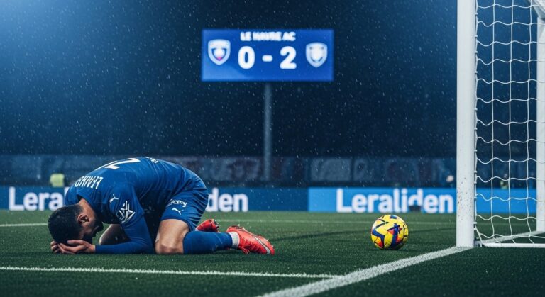 Le Havre AC : Trois Défaites Rang et Maintien Menacé