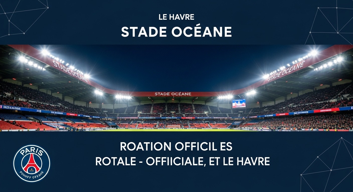Découvrez la composition officielle du PSG pour affronter Le Havre en Ligue 1 : Dro Fernandez, Lee Kang-in et Zabarnyi titulaires. Rotation intelligente de Luis Enrique.