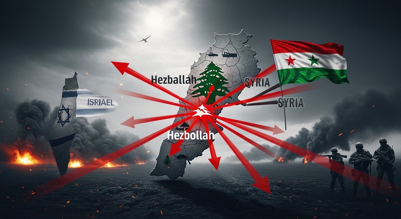 Au Liban, le Hezbollah fait face à une double menace : offensive israélienne au sud et renforcement syrien à la frontière est. Analyse de la situation tendue en mars 2026 et ses conséquences.