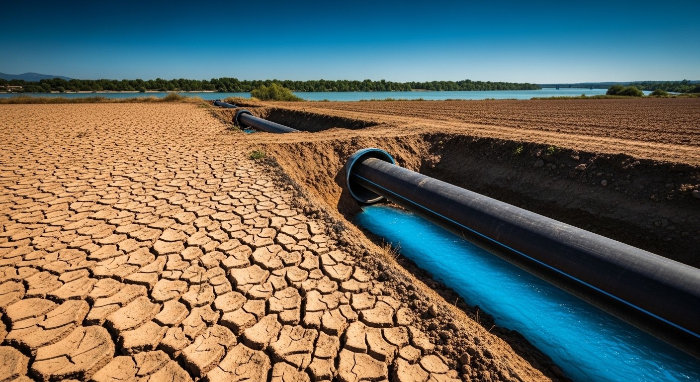 Découvrez comment le projet Aqua Littoral vise à acheminer l’eau du Rhône pour lutter contre la sécheresse dans l’Aude et les Pyrénées-Orientales. Phase 2 lancée !