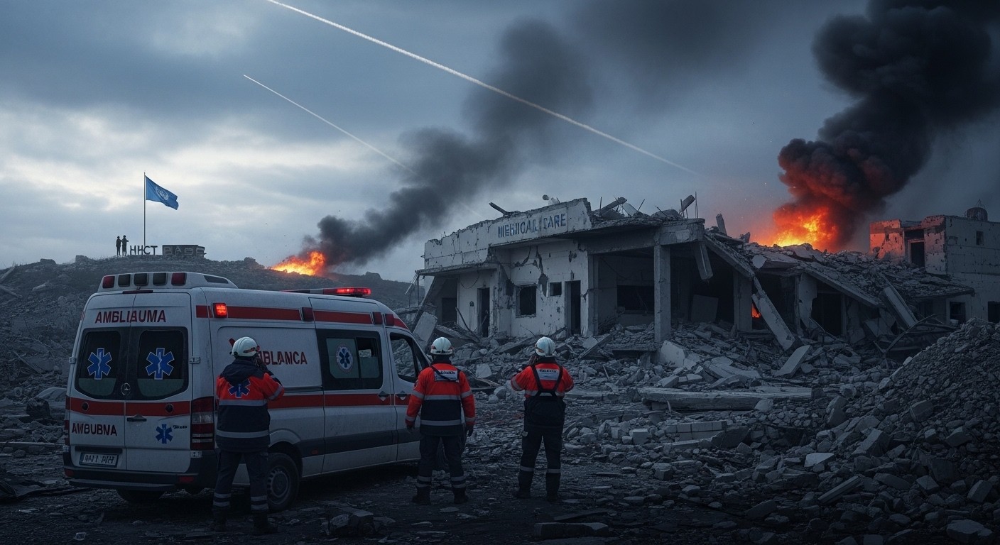 Le Liban sous le feu : 12 soignants tués dans un centre de soins visé, base Finul touchée. Escalade Hezbollah-Israël, bilan lourd et appels au cessez-le-feu.