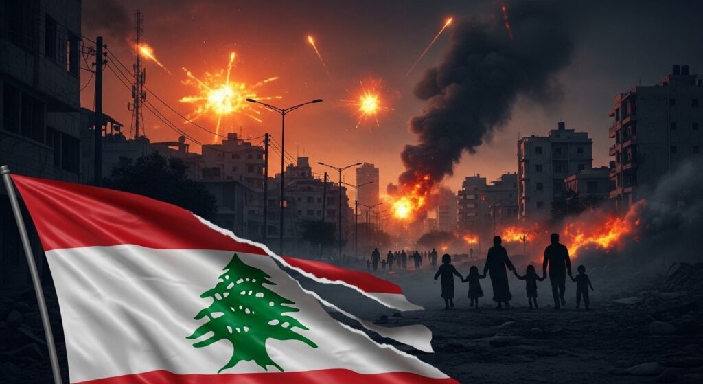 Liban Replonge Dans La Guerre : Peur Et Colère