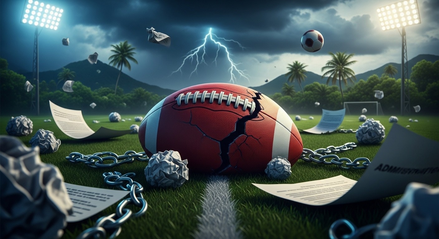 Découvrez pourquoi la Ligue guadeloupéenne de football risque la liquidation judiciaire en 2026 : dettes massives, gestion controversée et première historique en France. Quel avenir pour le foot amateur ?