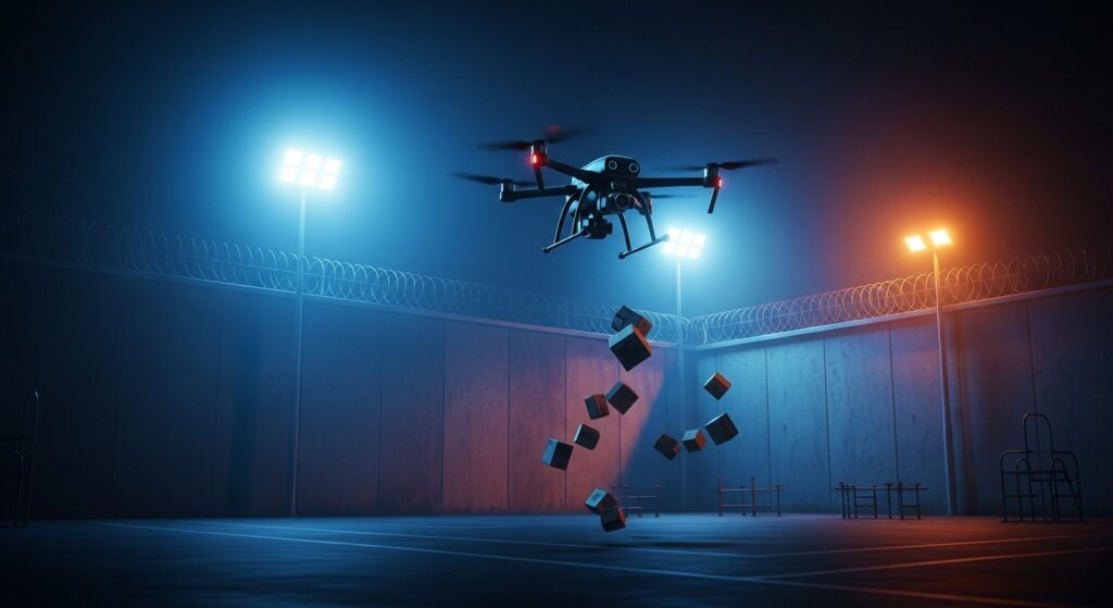 Livraisons par Drone en Prison : Trois Hommes Condamnés