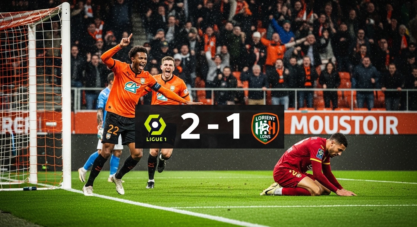 Découvrez pourquoi le RC Lens a chuté à Lorient (2-1) ce 14 mars 2026 et manqué l'occasion de prendre la tête de la Ligue 1 devant le PSG. Analyse complète du match.