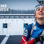 Lou Jeanmonnot Sauve Son Petit Globe à Kontiolahti