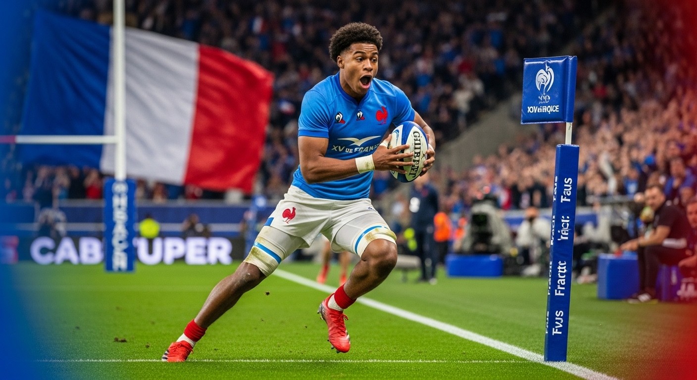 Découvrez comment Louis Bielle-Biarrey, à seulement 22 ans, affole les compteurs avec 9 essais en un Tournoi des Six Nations, dont un quadruplé historique contre l'Angleterre. Une ascension fulgurante !