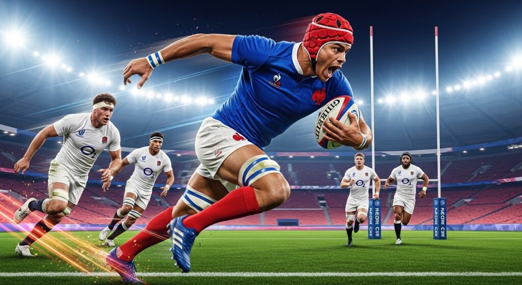 Louis Bielle-Biarrey : Quadruplé Historique Face À L&rsquo;Angleterre