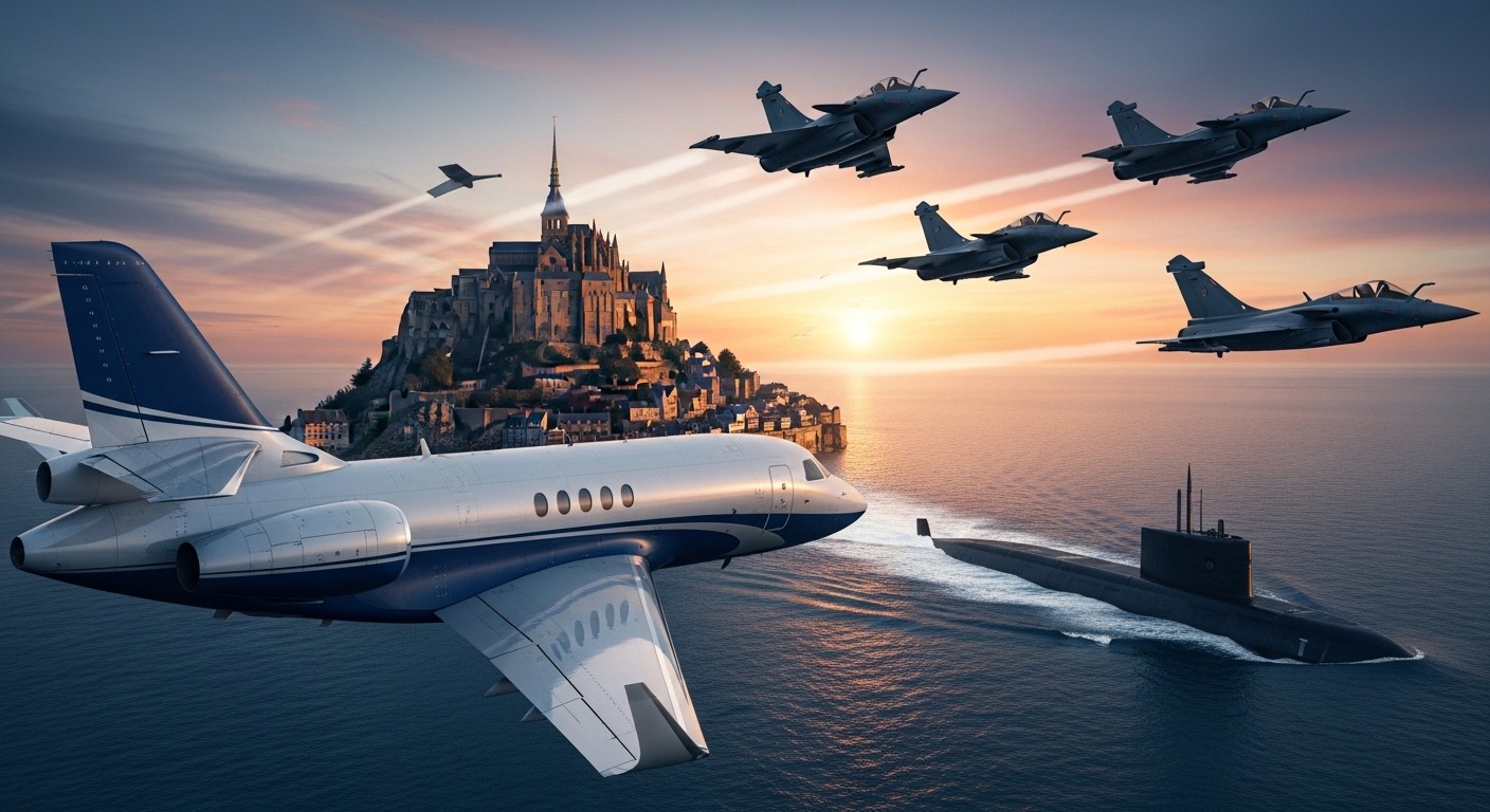 Découvrez les coulisses de la visite d’Emmanuel Macron à l’Île Longue : images spectaculaires avec Rafale et Mont-Saint-Michel, discours sur la dissuasion nucléaire en plein conflit Iran. Une mise en scène puissante décryptée.