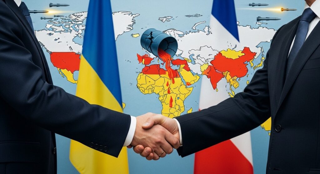 Macron à Zelensky : La Russie se Trompe sur le Répit Iran