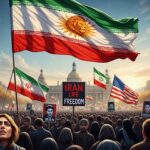 Manifestation Paris : Iran Libre Après la Mort du Guide Suprême