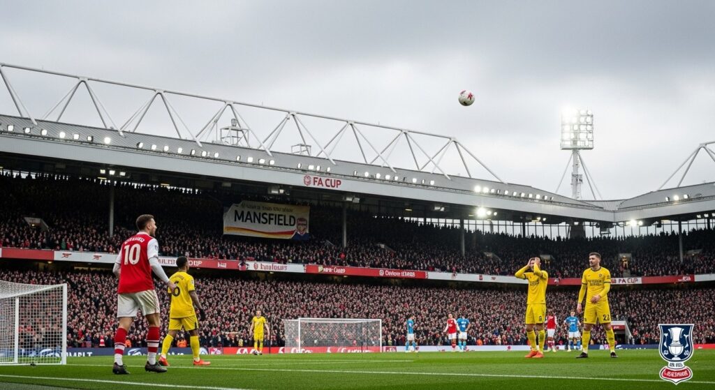 Mansfield vs Arsenal FA Cup 2026 : Heure, TV et Analyse