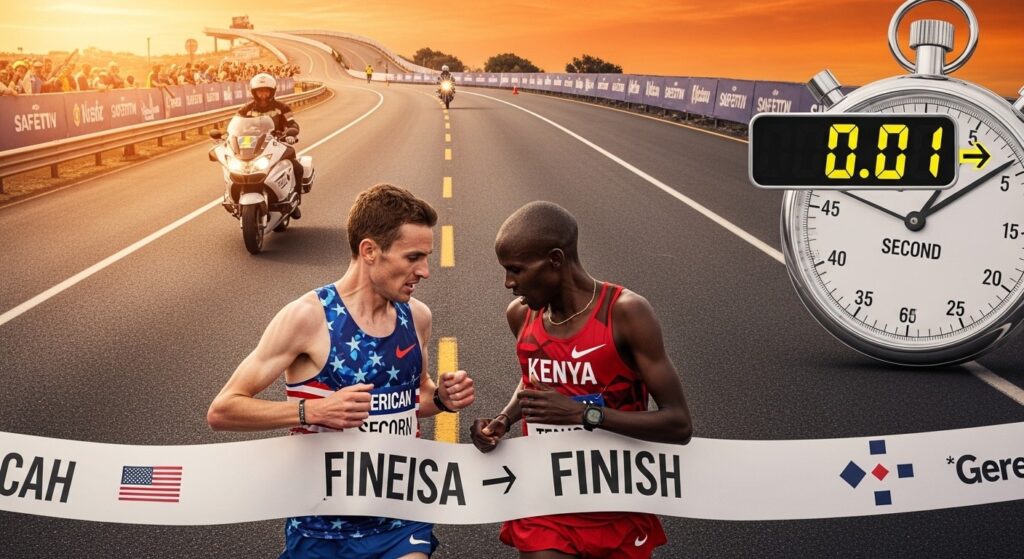 Marathon Los Angeles : Défaite cruelle au centième de seconde