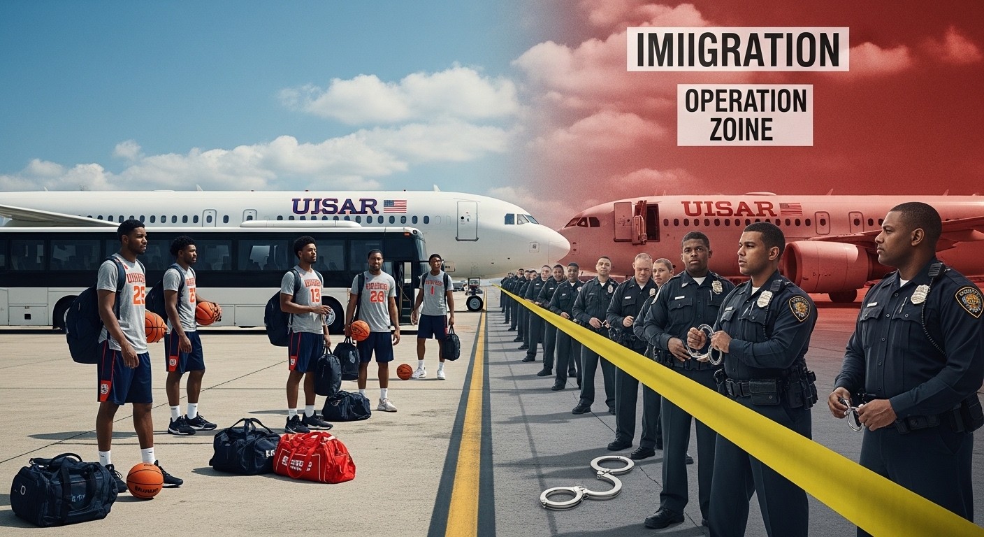 Le tournoi March Madness 2026 risque des perturbations majeures : manque d'avions charters dû à l'activité intense de l'ICE pour les expulsions. Décryptage complet.