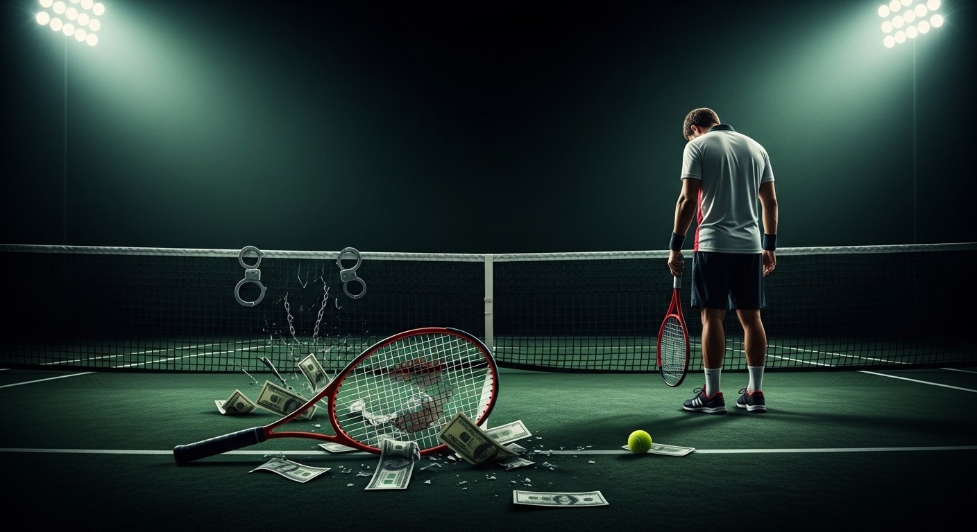 Deux joueurs de tennis français placés en garde à vue pour soupçons de matchs truqués. Un déjà suspendu 20 ans, l'autre impliqué pour la première fois. Plongée dans un scandale qui ébranle le circuit.