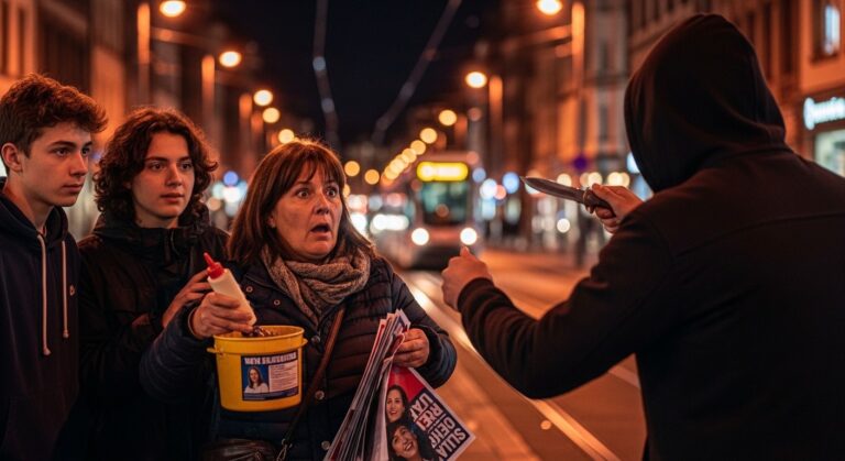 Menace au Couteau sur Candidate Municipales Strasbourg 2026